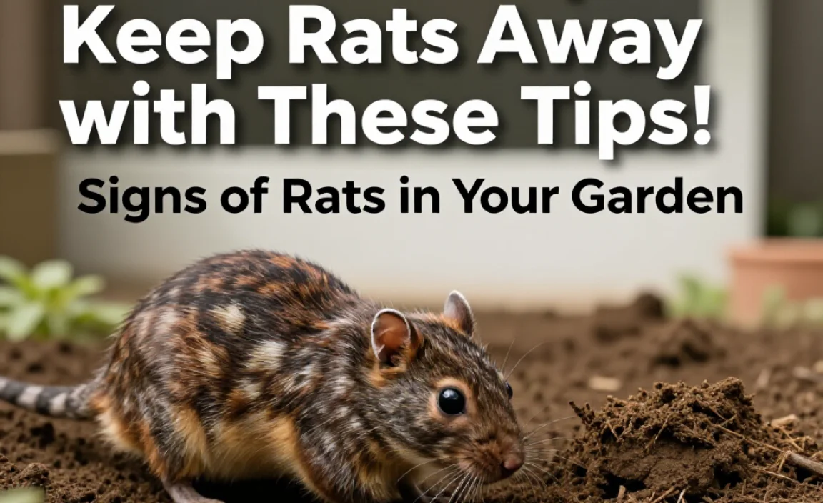 Signs of Rats in Your Garden