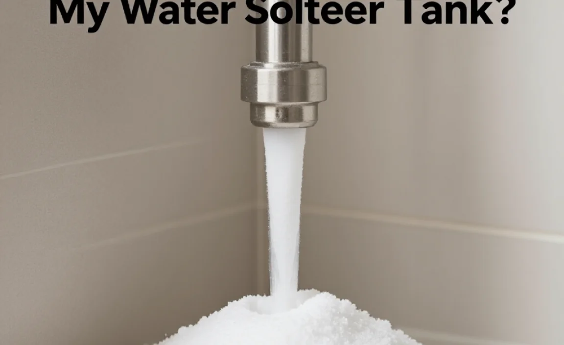 Signs of Water in the Salt Tank