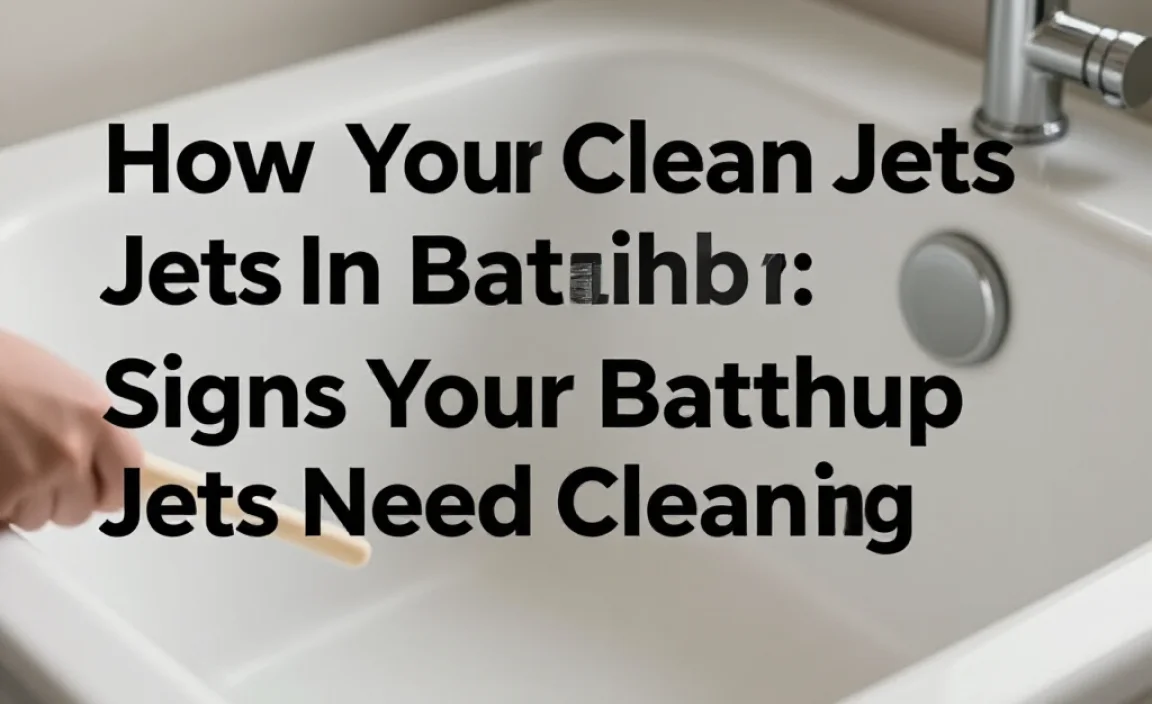 Signs Your Bathtub Jets Need Cleaning