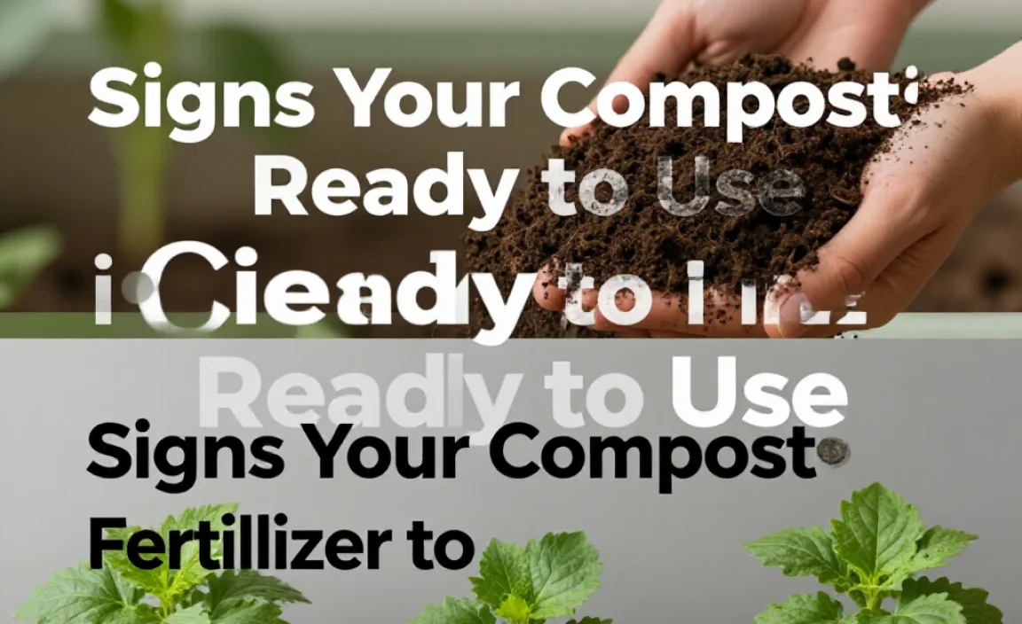 Signs Your Compost is Ready to Use