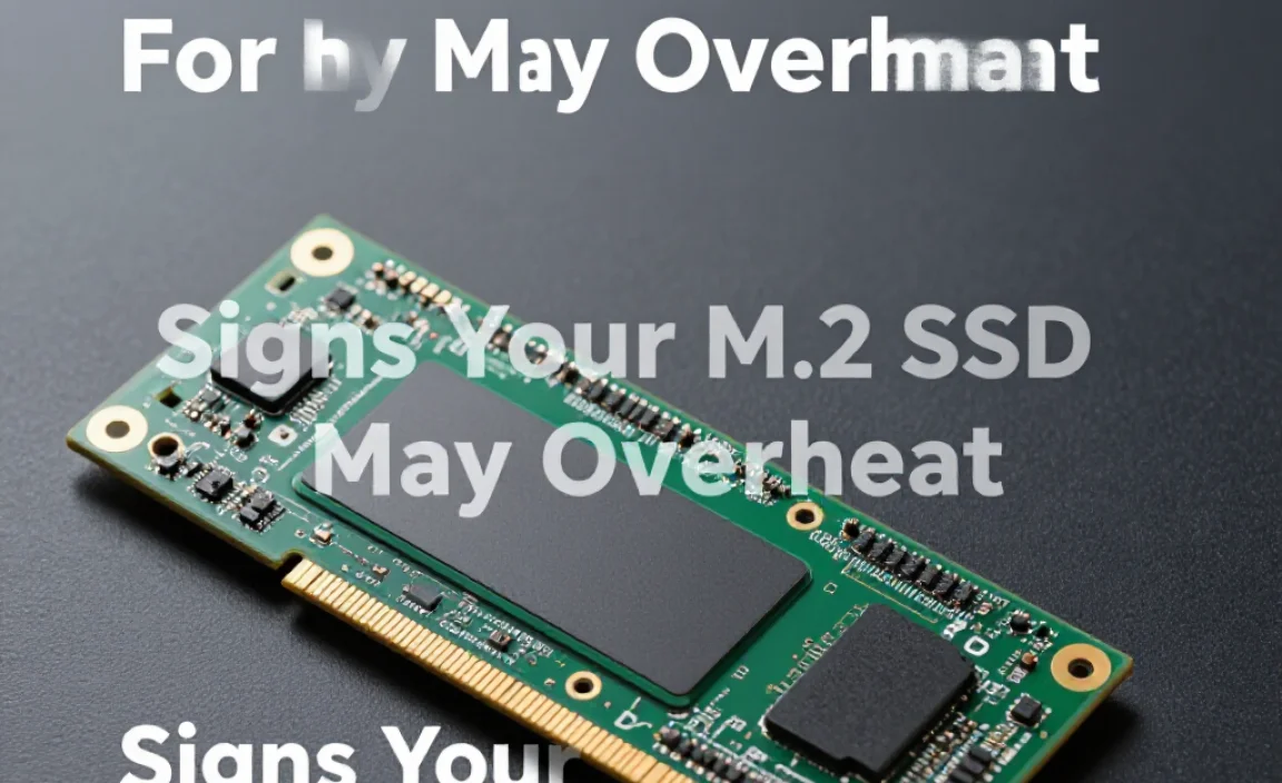 Signs Your M.2 SSD May Overheat