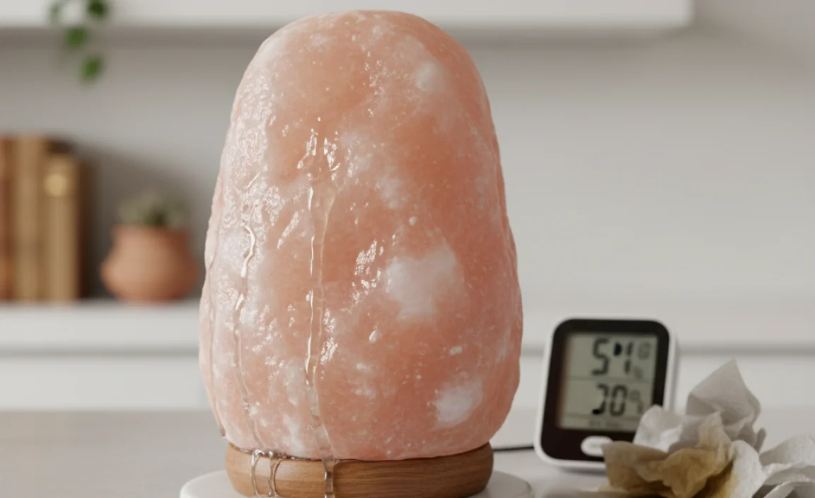 Signs Your Salt Lamp is Melting