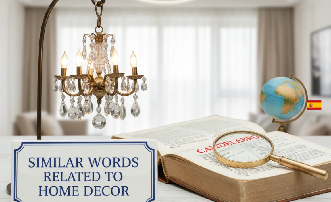 Similar Words Related to Home Decor