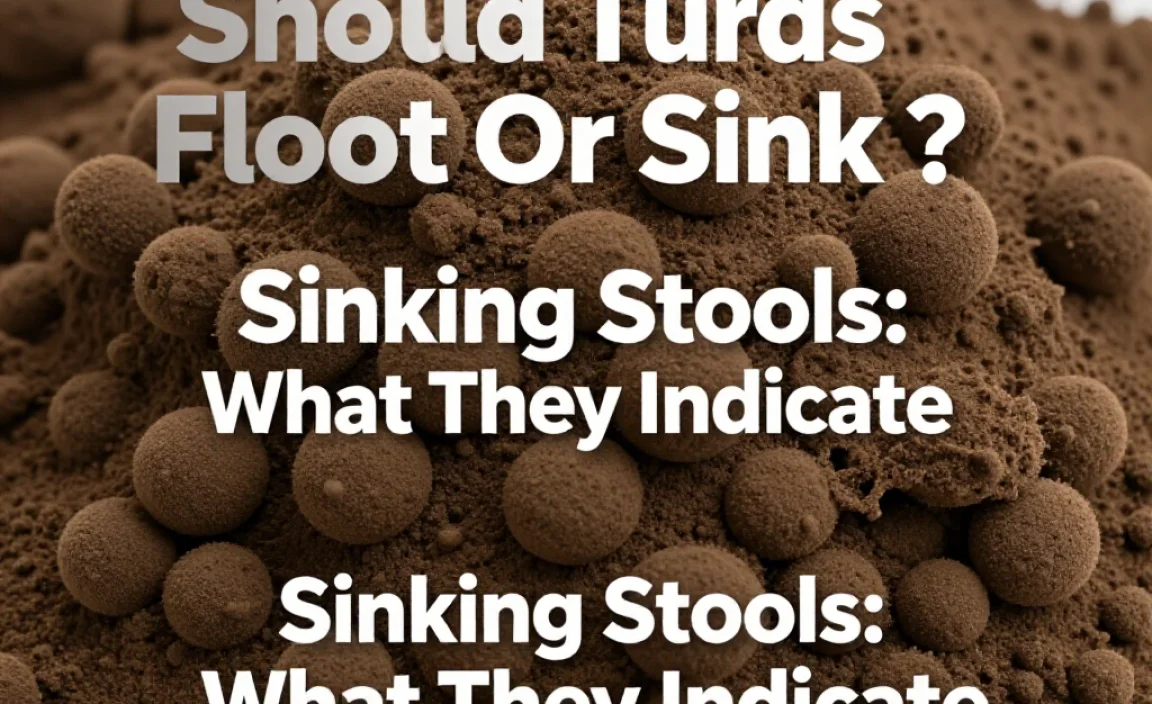 Sinking Stools: What They Indicate