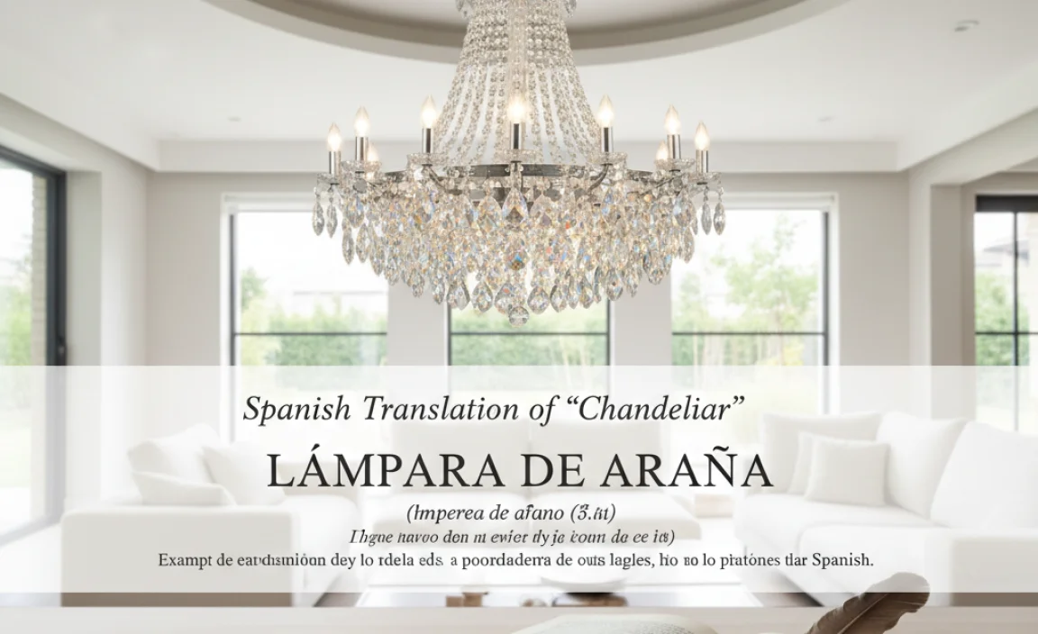 Spanish Translation of &ldquo;Chandelier&rdquo;