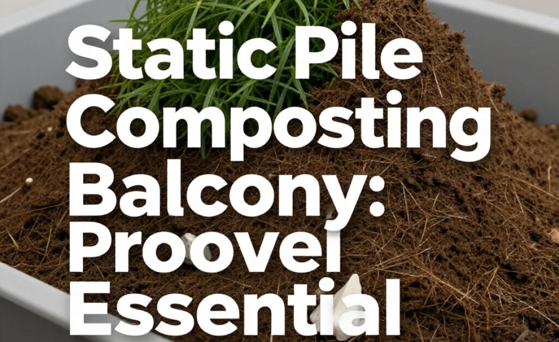 Static Pile Composting Balcony: Proven Essential