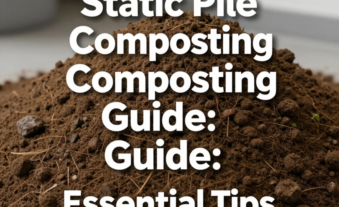 Static Pile Composting Guide: Essential Tips