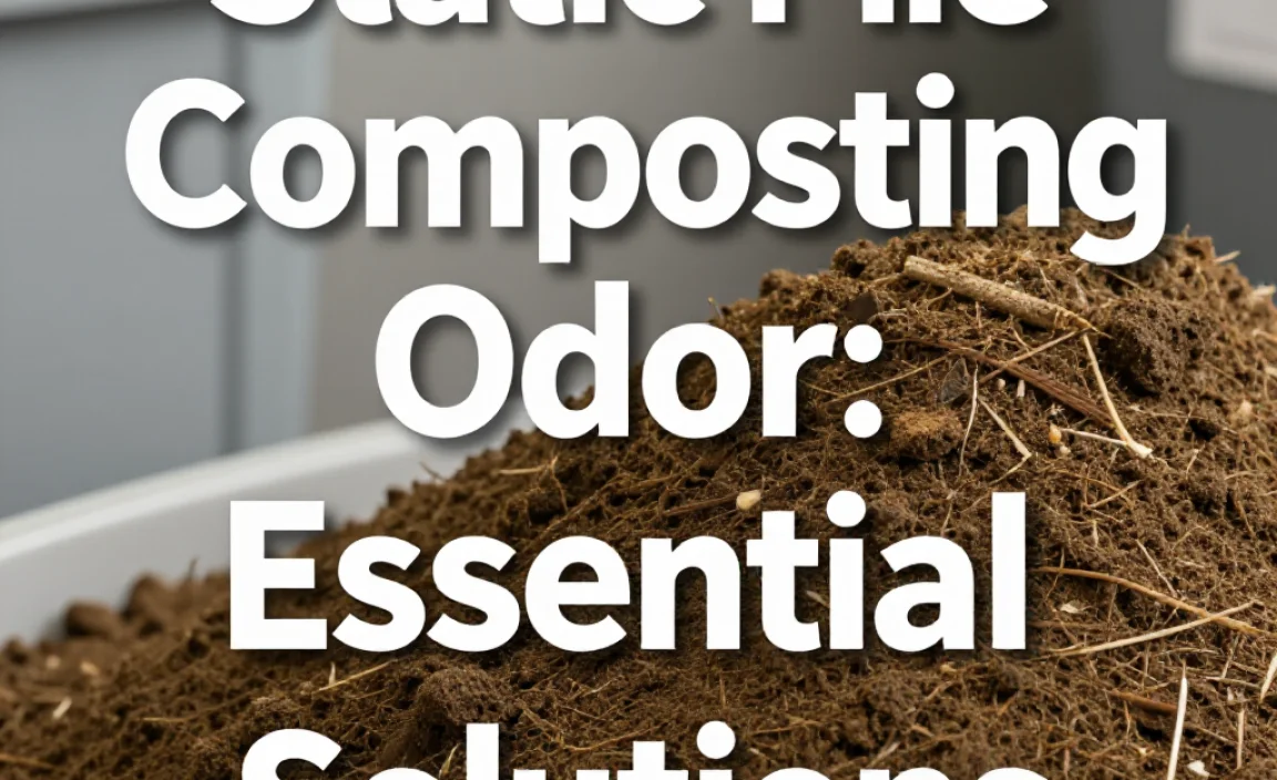 Static Pile Composting Odor: Essential Solutions
