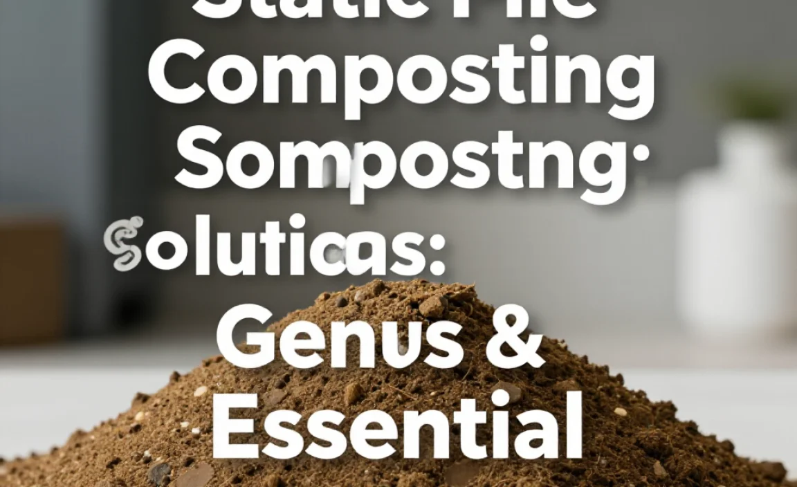 Static Pile Composting Solutions: Genius & Essential