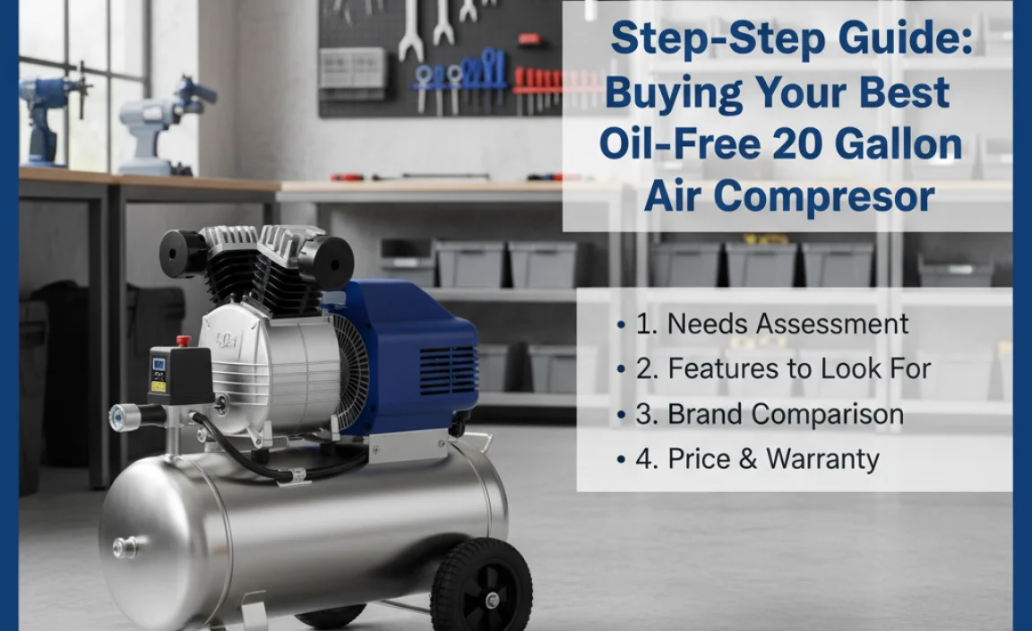 Step-by-Step Guide: Buying Your Best Oil-Free 20 Gallon Air Compressor