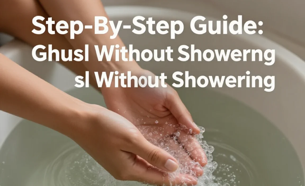 Step-by-Step Guide: Ghusl Without Showering
