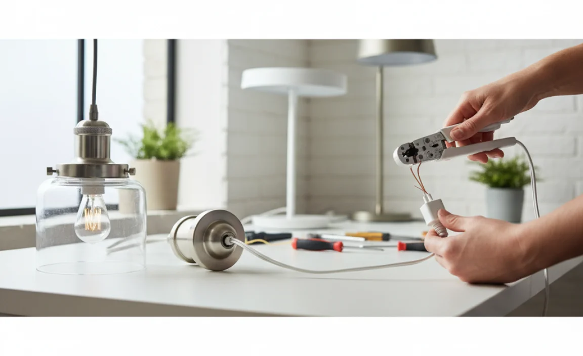 Step-by-Step Guide to Changing Hardwired Light to Plug-In