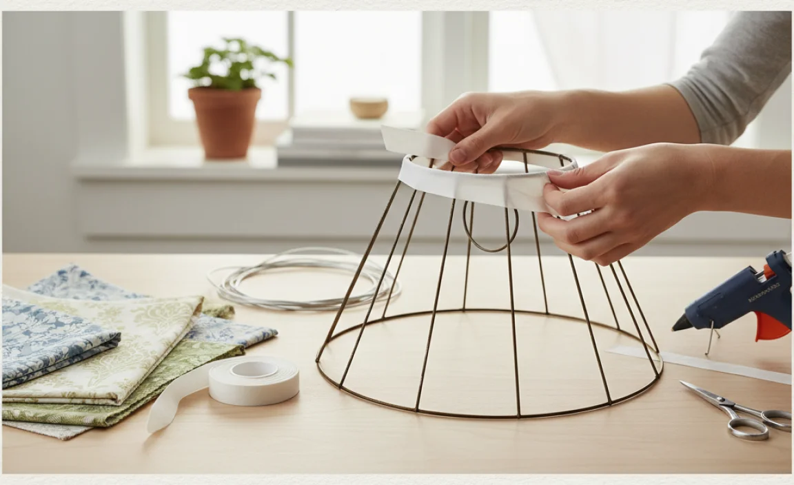 Step-by-Step Guide to Recovering a Lampshade