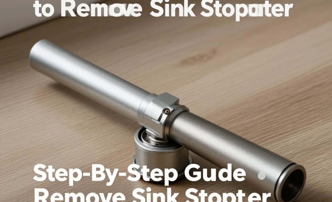 Step-by-Step Guide to Remove Sink Stopper