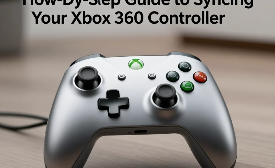 Step-by-Step Guide to Syncing Your Xbox 360 Controller