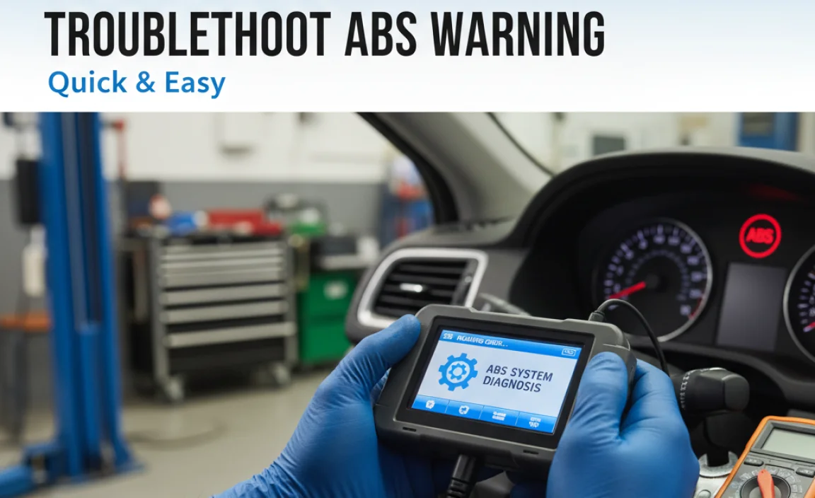 Step-by-Step Guide to Troubleshoot ABS Warning Light