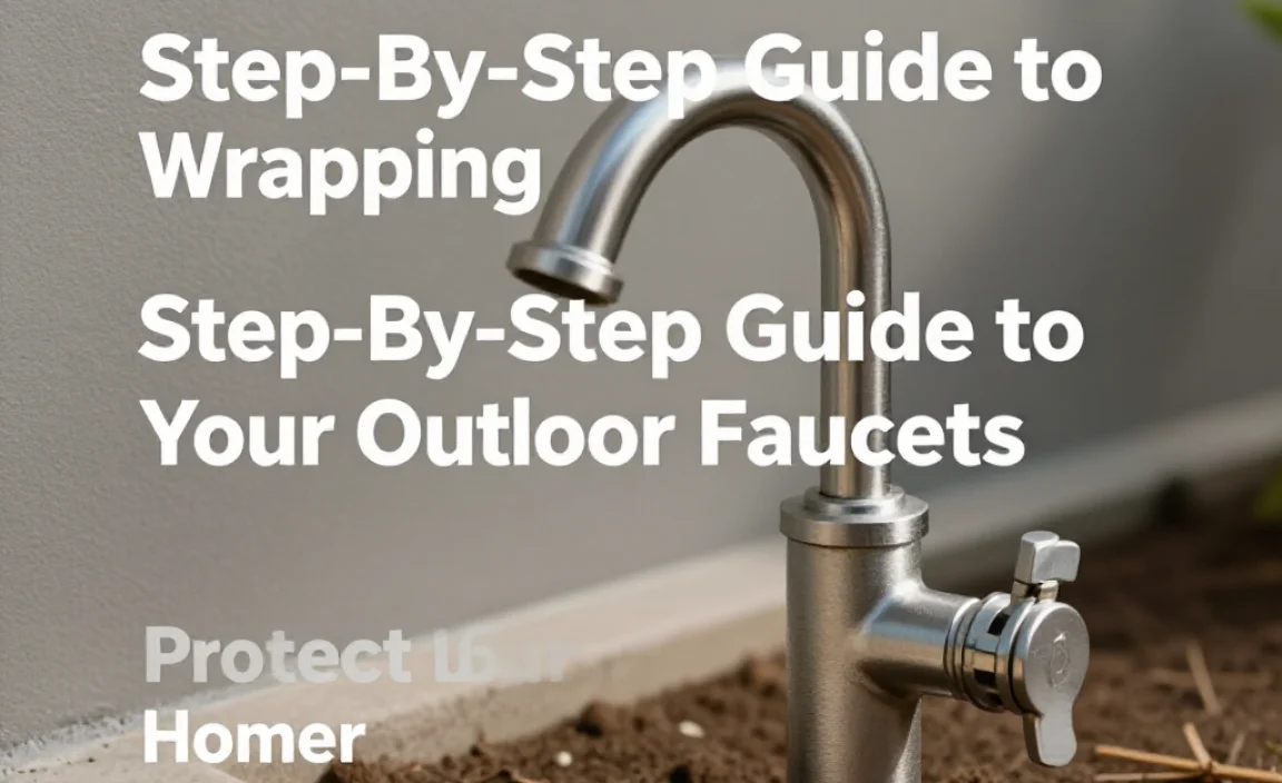 Step-by-Step Guide to Wrapping Your Outdoor Faucets