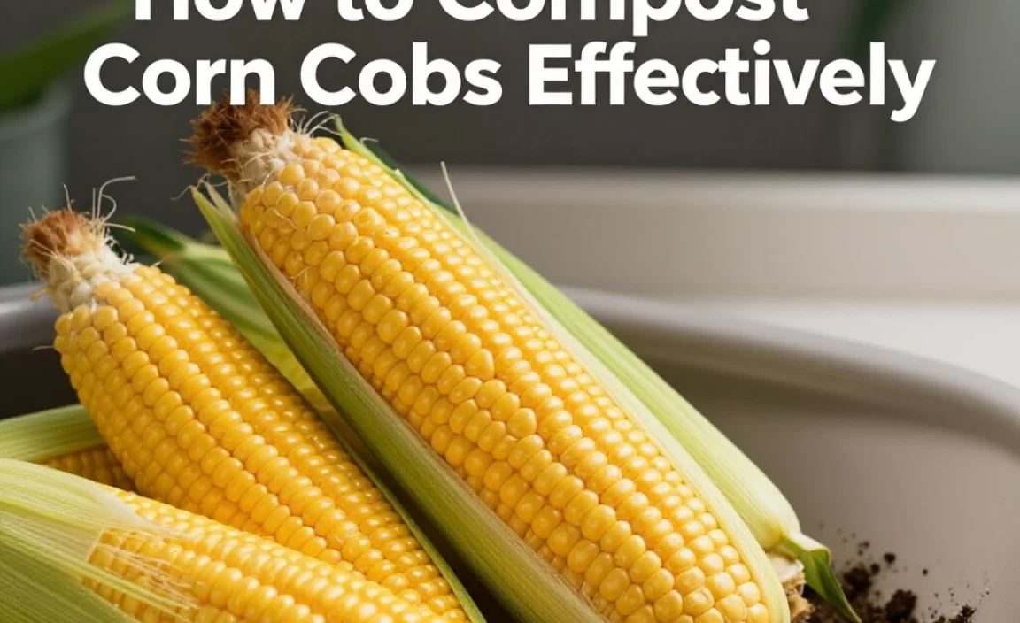 Step-by-Step: How to Compost Corn Cobs Effectively