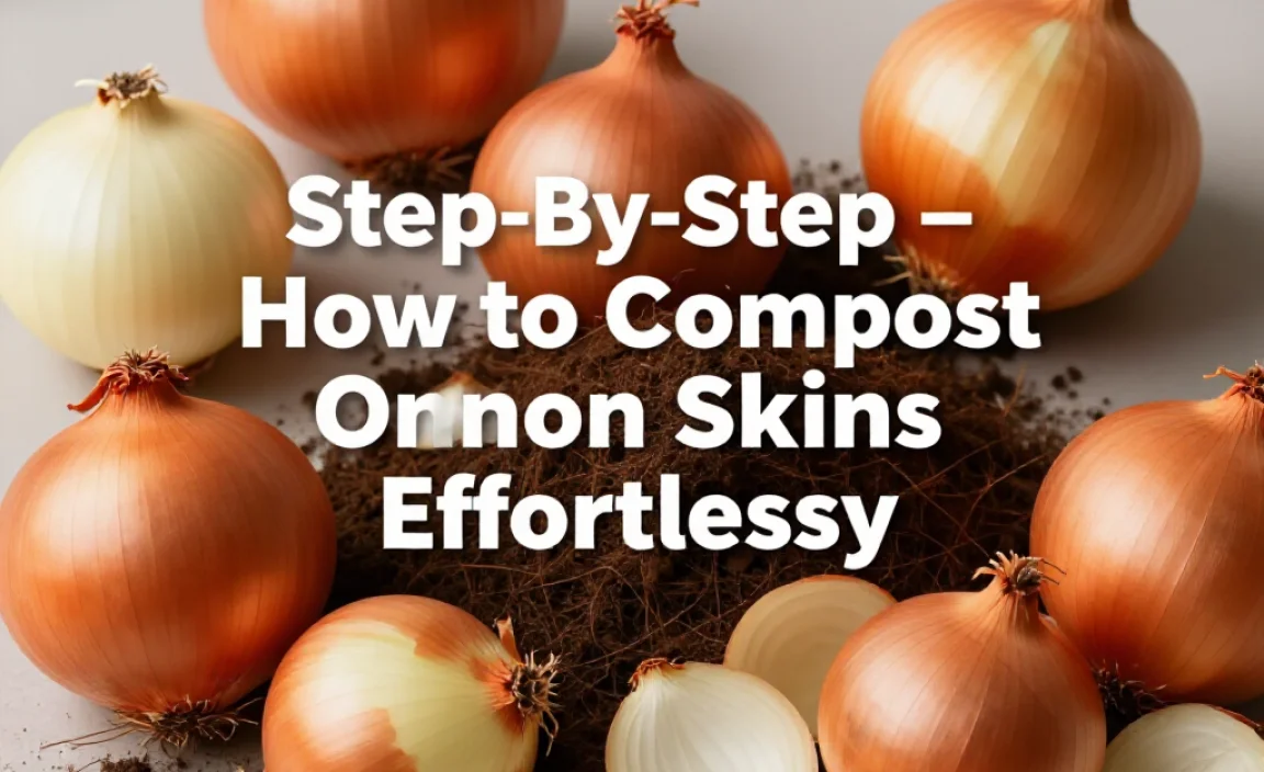 Step-by-Step &ndash; How to Compost Onion Skins Effortlessly