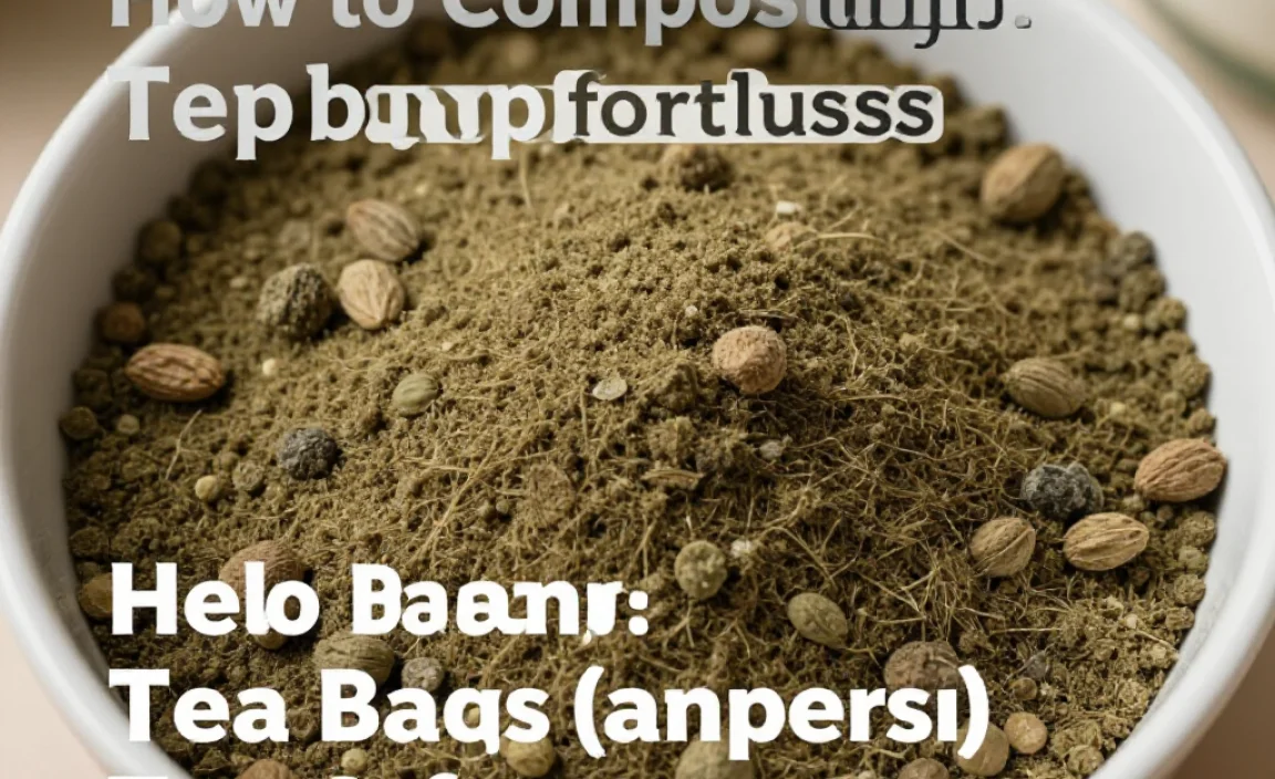 Step-by-Step: How to Compost Tea Bags Effortlessly