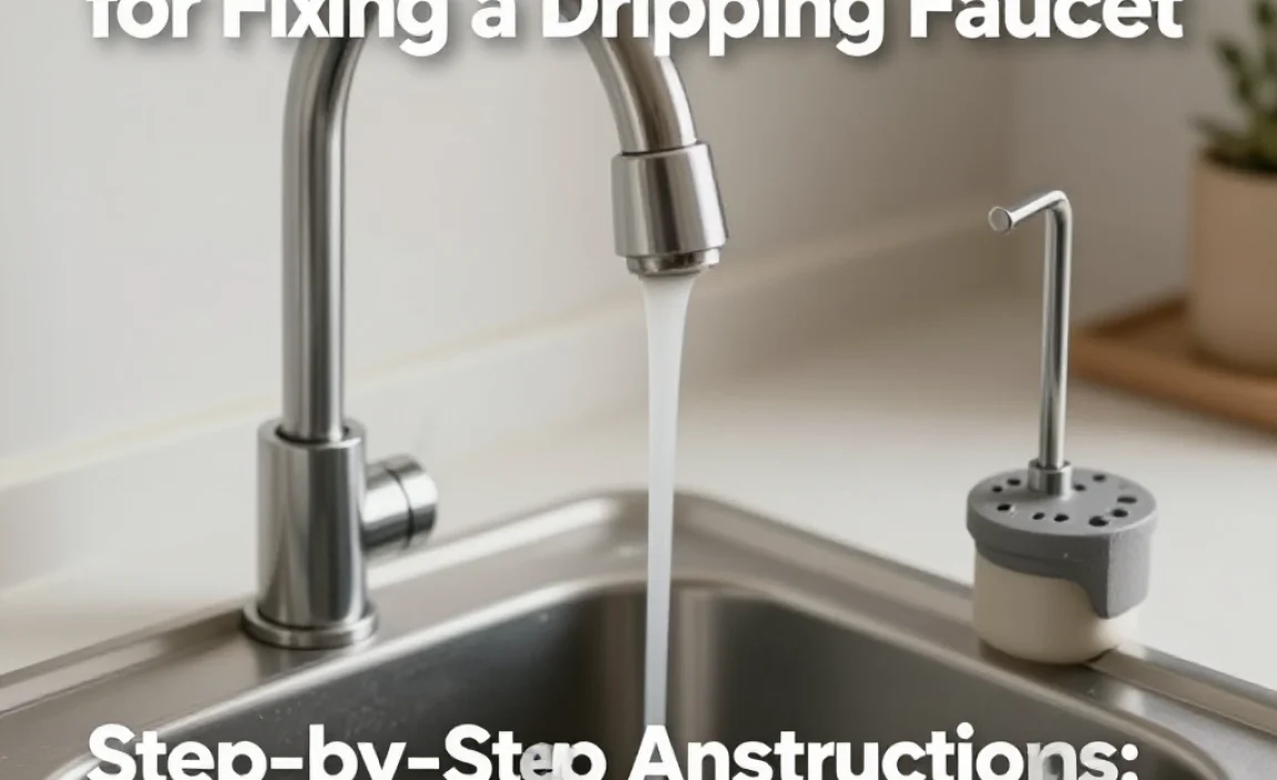 Step-by-Step Instructions for Fixing a Dripping Faucet