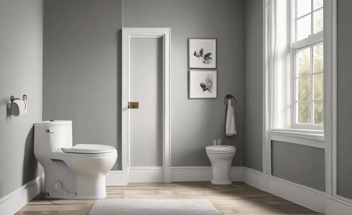 Step-by-Step: Painting Behind the Toilet