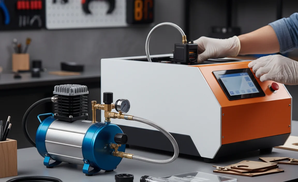 Step-by-Step: Setting Up Your Air Compressor for Laser Cutter Assist