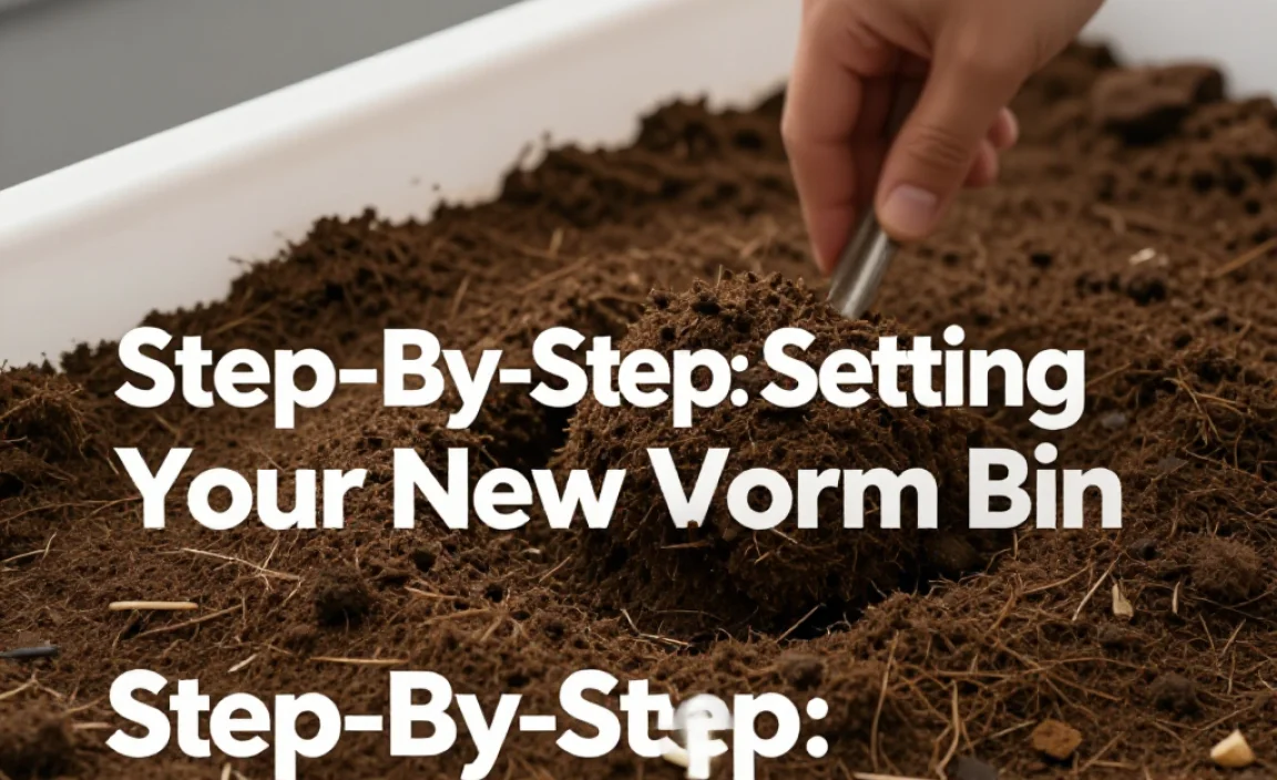 Step-by-Step: Setting Up Your New Worm Bin