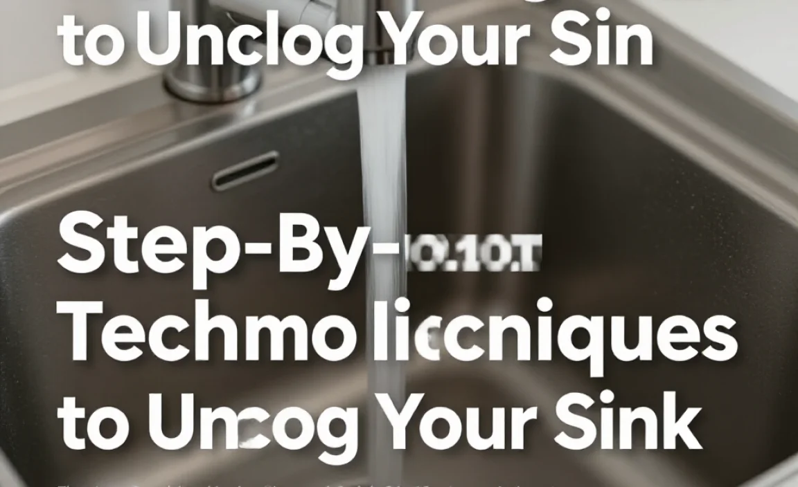 Step-by-Step Techniques to Unclog Your Sink