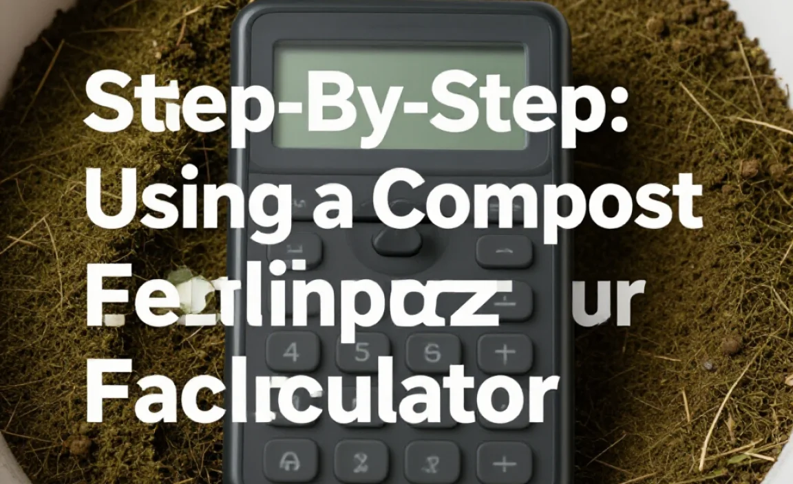 Step-by-Step: Using a Compost Fertilizer Calculator