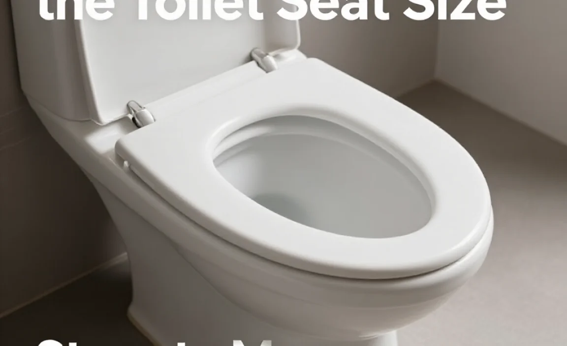 Steps to Measure the Toilet Seat Size