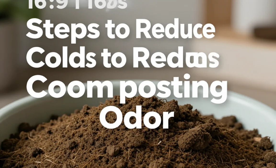Steps to Reduce Cold Composting Odor