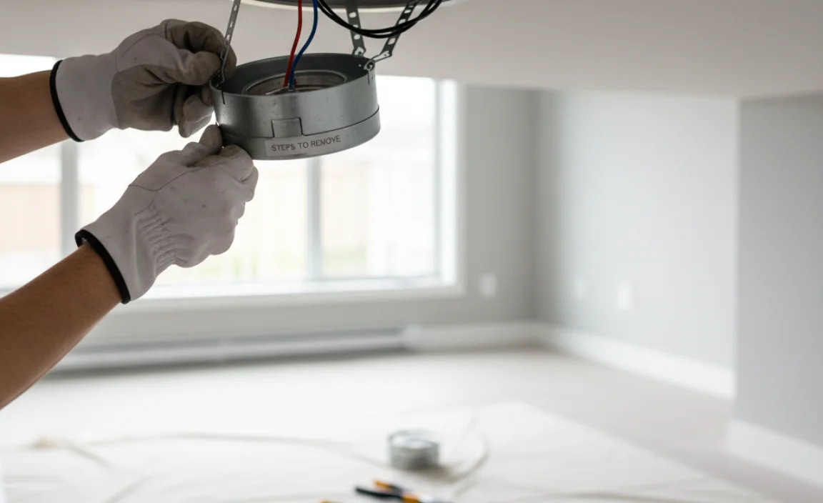 Steps to Remove Recessed Light Housing