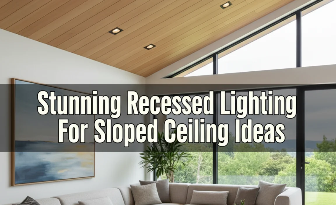 Stunning Recessed Lighting For Sloped Ceiling Ideas