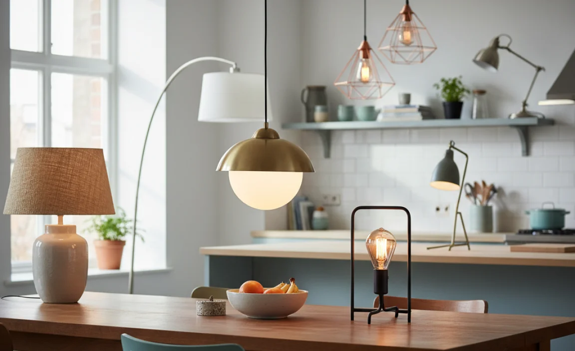 Styles of Lamps That Complement Kitchen Decor