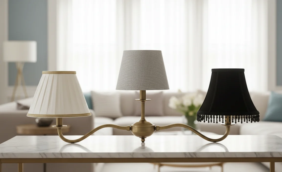 Styles of Lampshades for Chandeliers