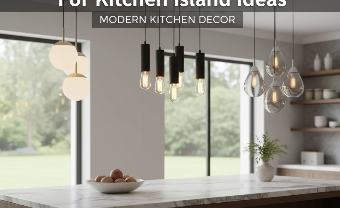 Stylish Cluster Pendant Lights For Kitchen Island Ideas