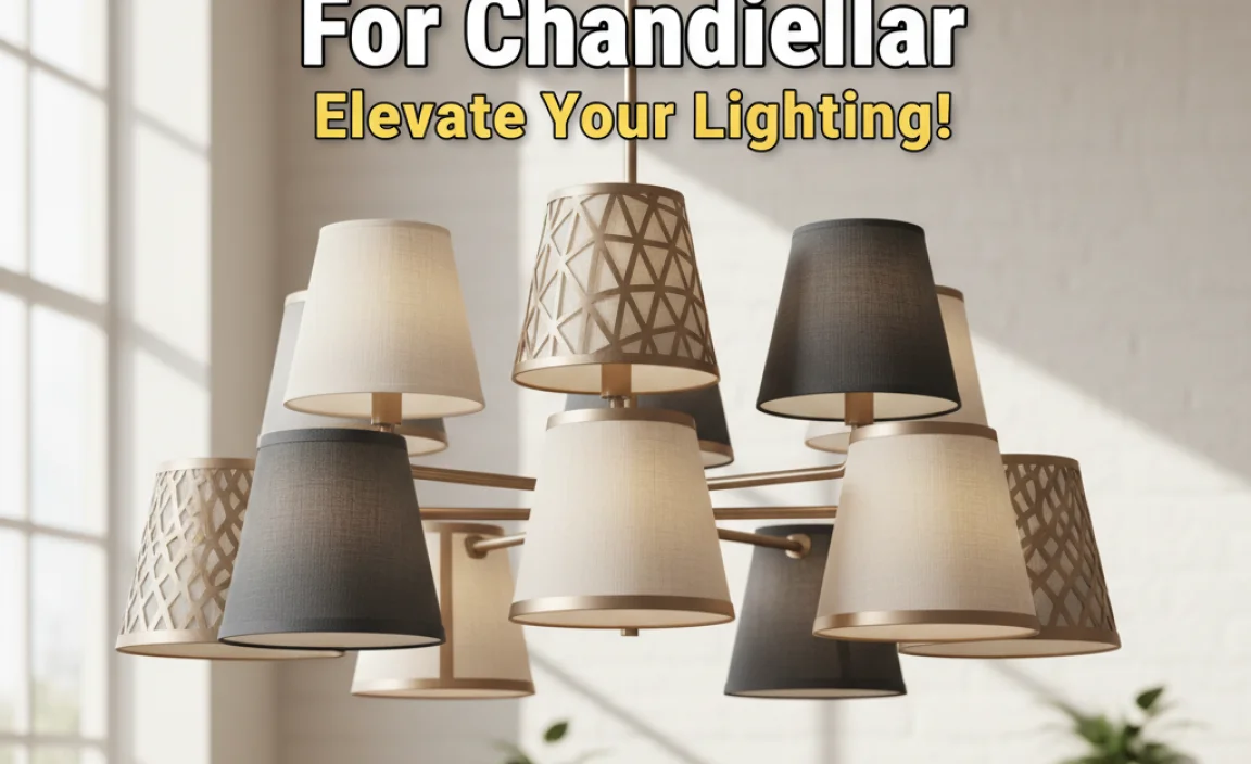 Stylish Lamp Shades For Chandelier: Elevate Your Lighting!