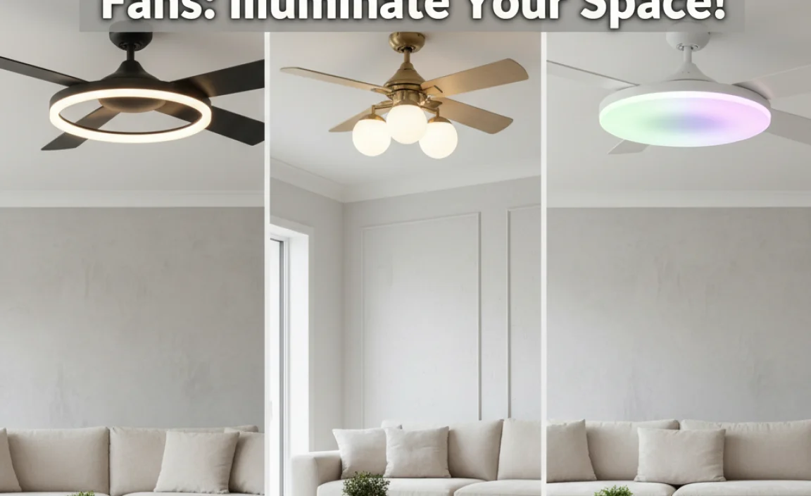 Stylish Light Fixtures For Fans: Illuminate Your Space!