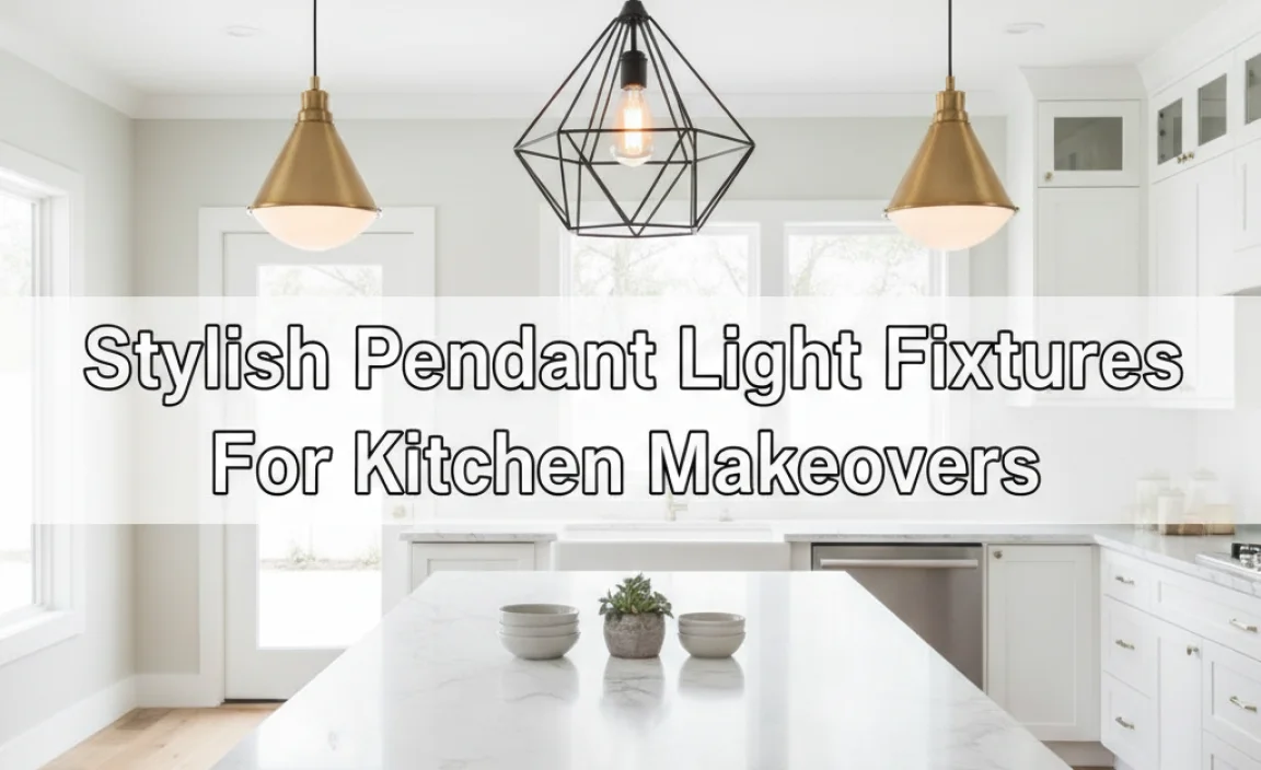 Stylish Pendant Light Fixtures For Kitchen Makeovers