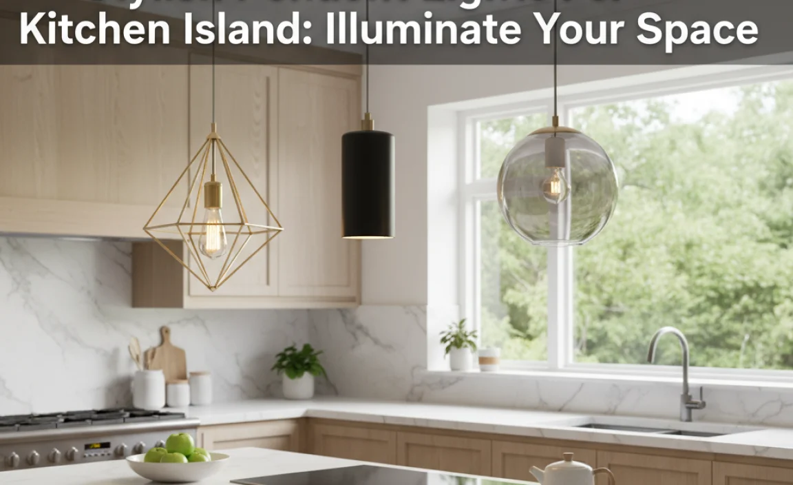 Stylish Pendent Lights For Kitchen Island: Illuminate Your Space