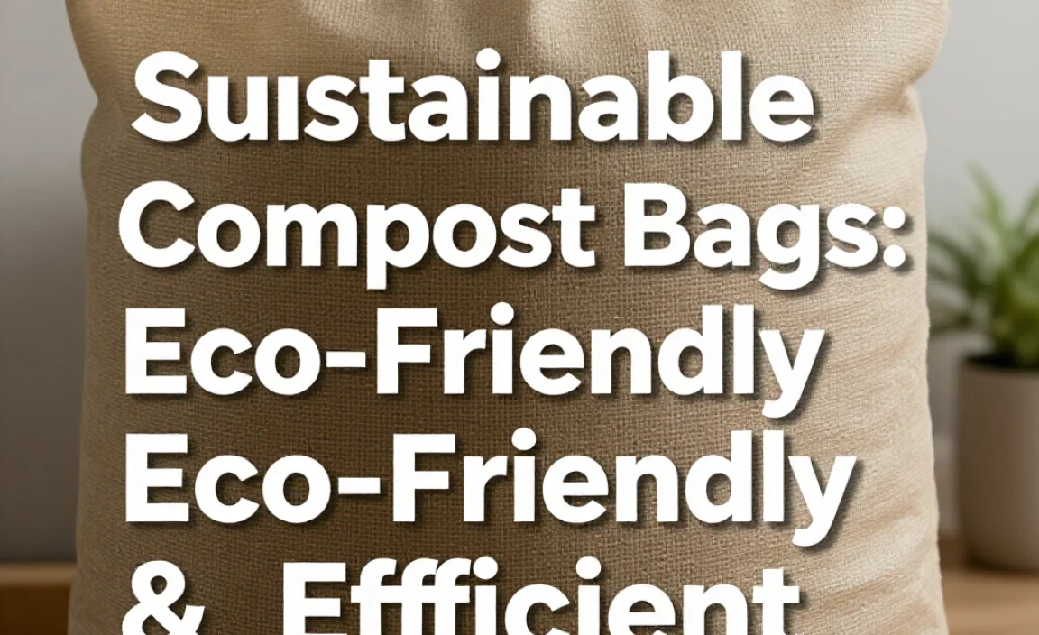 Sustainable Compost Bags: Eco-Friendly & Efficient