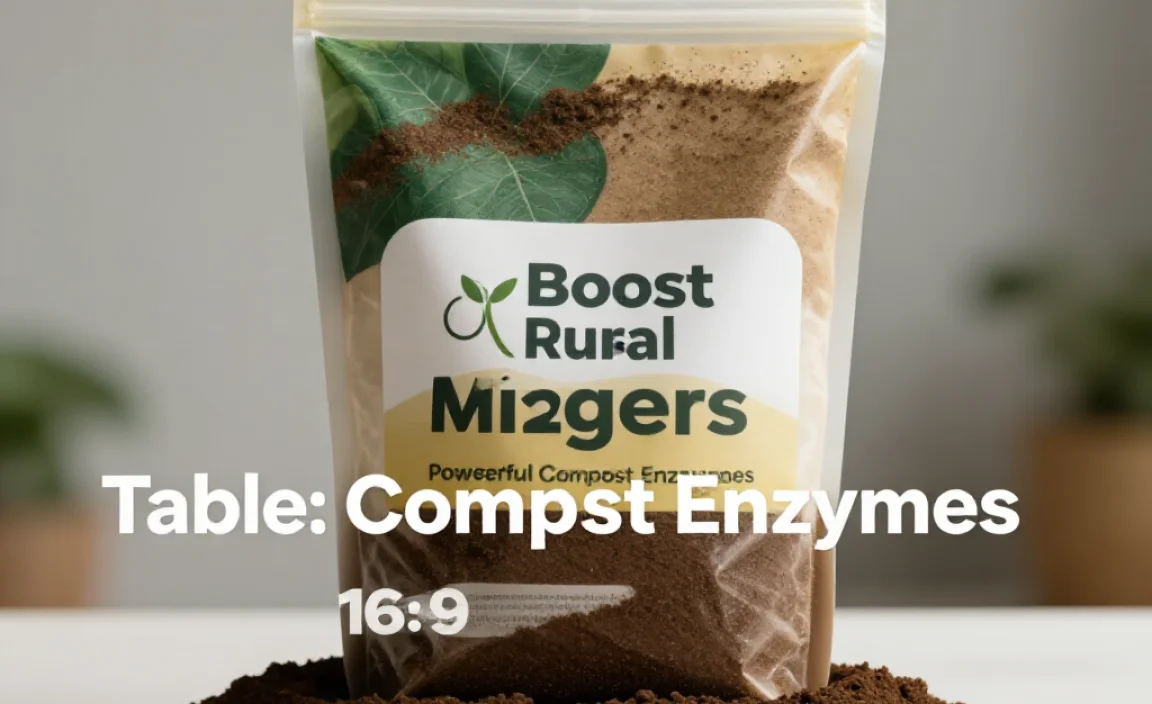 Table: Compost Enzyme Benefits