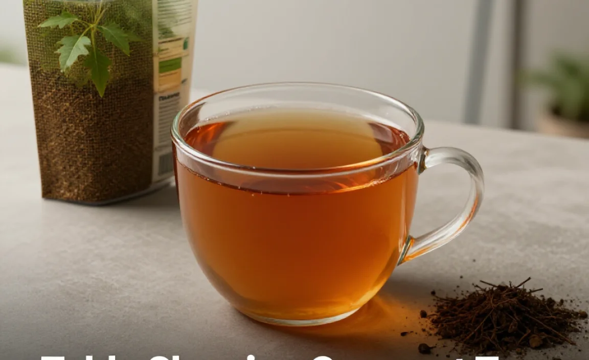 Table Showing Compost Tea Vs. Chemical Fertilizers