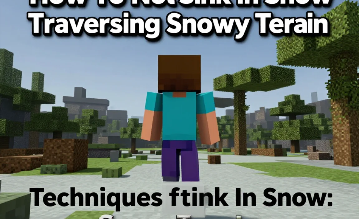 Techniques for Traversing Snowy Terrain
