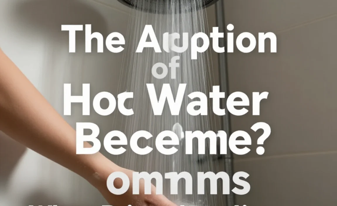 The Adoption of Hot Water Systems in Homes