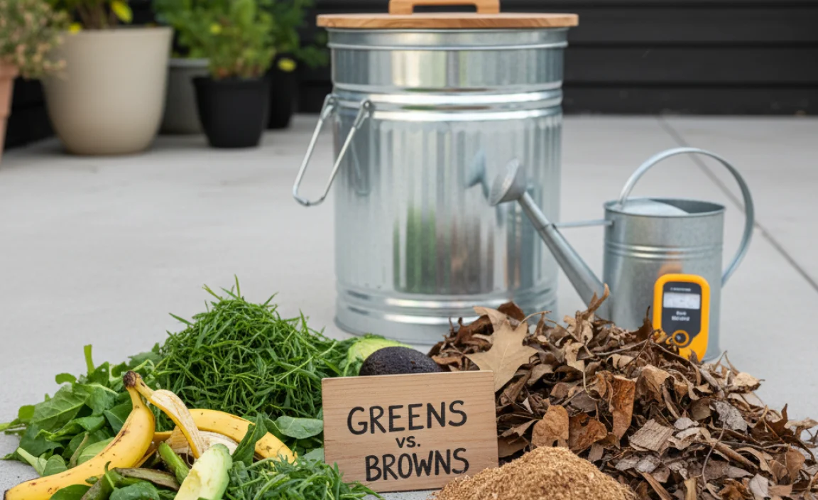 The Balance of Compost: Greens vs. Browns