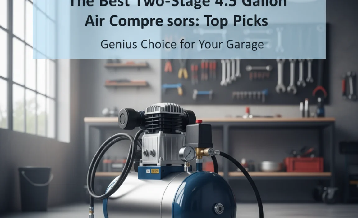 The Best Two-Stage 4.5 Gallon Air Compressors: Top Picks