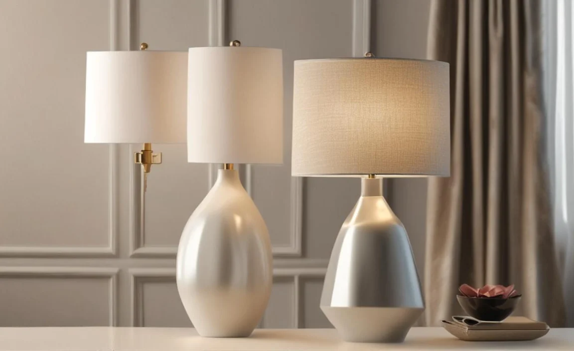 The Color Palette of Stiffel Pearl Lampshades