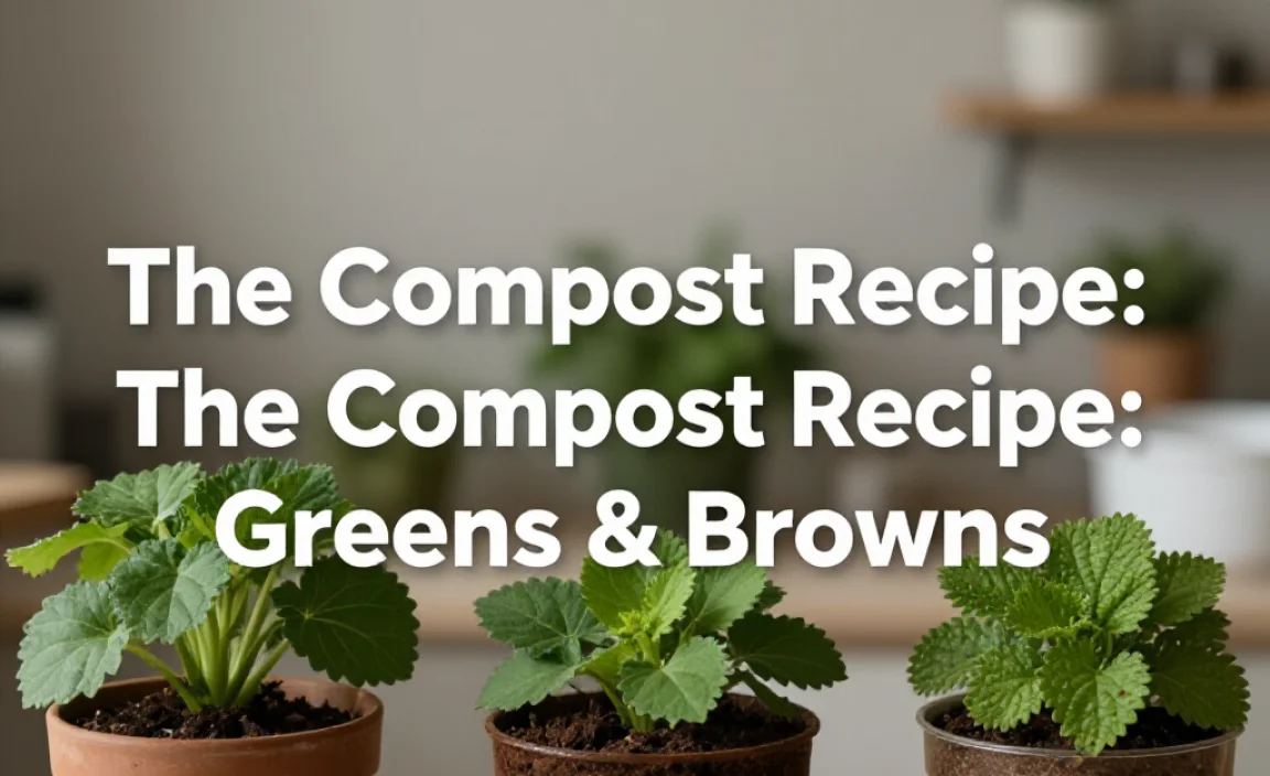 The Compost Recipe: Greens & Browns